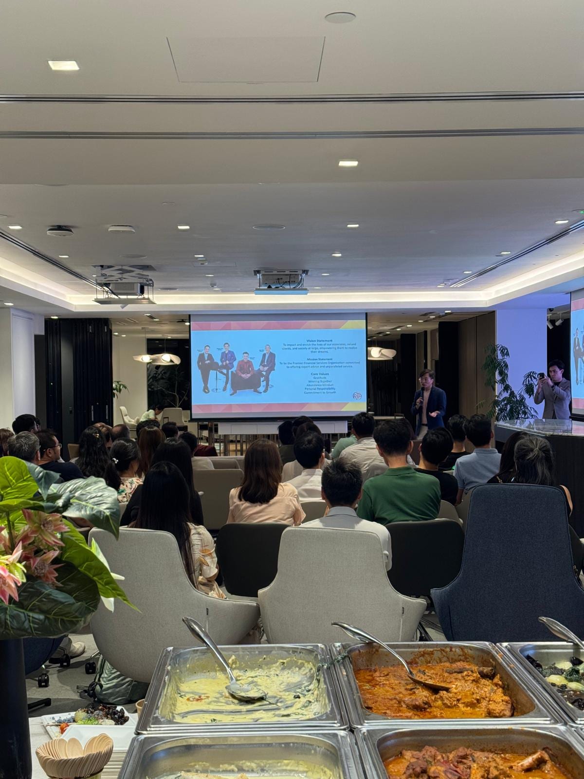 An investment seminar at the AIA Wealth Centre