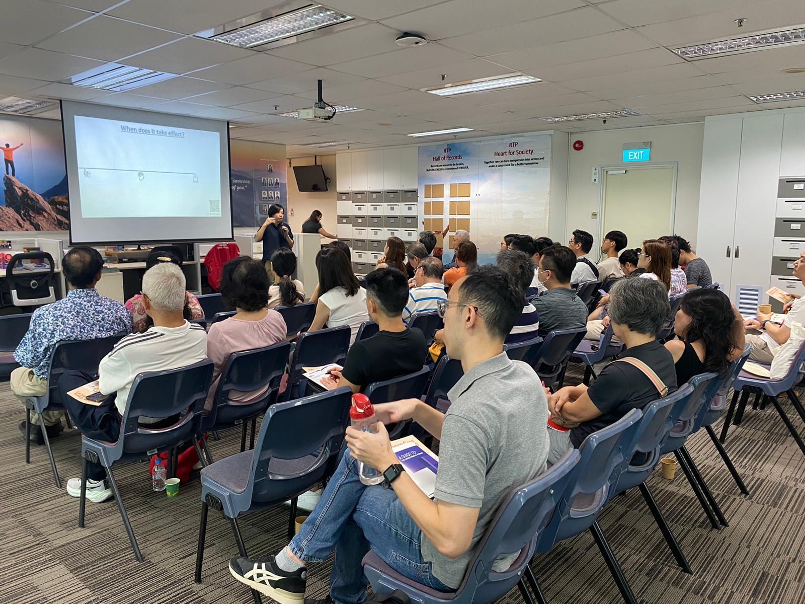 Employees attending a will and LPA seminar