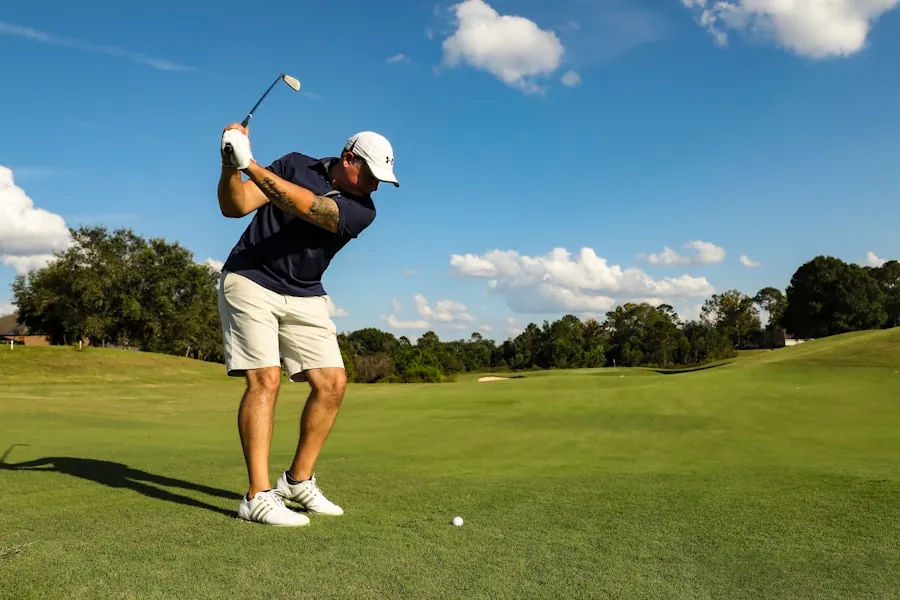 Golf practice on the range with Golf Performance 360